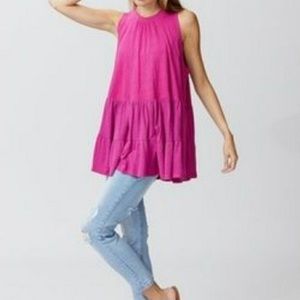 Free People Pink Tunic